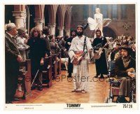1m124 TOMMY 8x10 mini LC #6 '75 great image of The Who performing in church by Marilyn statue!