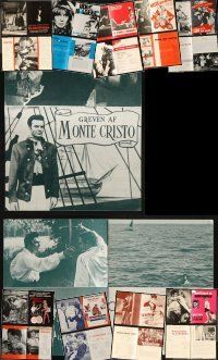 1p013 LOT OF 10 DANISH PROGRAMS '55 - '68 Count of Monte Cristo, Parent Trap & lots more!