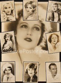 1p044 LOT OF 9 DELUXE 5x7 FAN PHOTOS '10 - '20 Fay Wray, Bessie Love, Constance Talmadge & more!