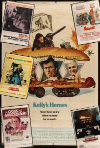 1p051 LOT OF 6 40x60s '70 - '73 Kelly's Heroes, Badge 373, Avanti & more!