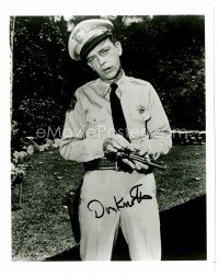 1p242 DON KNOTTS signed 8x10 REPRO still '80s as Barney Fife loading gun from Andy Griffith Show!