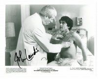 1p255 JOHN LANDIS signed 8x10 REPRO still '90s a scene from his movie American Werewolf in London!