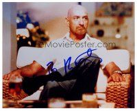 1p235 BEN KINGSLEY signed color 8x10 REPRO still '02 great seated close up from Sexy Beast!