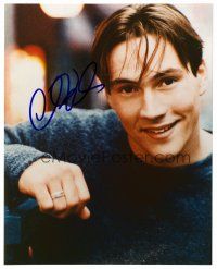 1p238 CHRIS KLEIN signed color 8x10 REPRO still '01 head & shoulders close up of the actor!