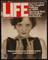 1p114 LIFE MAGAZINE magazine February 1980 whatever became of Mary Astor & other lost stars!