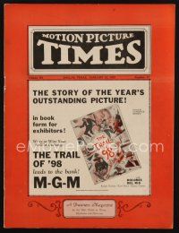1p083 MOTION PICTURE TIMES exhibitor magazine January 12, 1929 The Trail of 98 is the year's best!