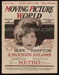 1p077 MOVING PICTURE WORLD exhibitor magazine February 7, 1920 Arbuckle, Chaplin, Jack Dempsey!