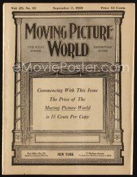 1p072 MOVING PICTURE WORLD exhibitor magazine September 2, 1916 Charlie Chaplin, Civilization+more!