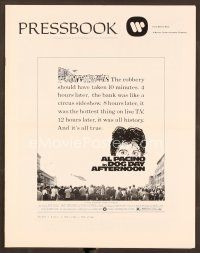 1p151 DOG DAY AFTERNOON pressbook '75 Al Pacino, Sidney Lumet bank robbery crime classic!