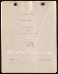 1p193 FIGHTING O'FLYNN continuity & dialogue script August 31, 1948 written by Douglas Fairbanks Jr!