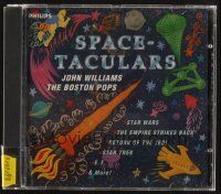 1p317 SPACE-TACULARS compilation CD '95 music from Star Wars, Star Trek, Alien & more!