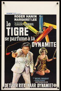 1r712 ORCHID FOR THE TIGER Belgian '66 Chabrol, spy Roger Hanin & sexy Margaret Lee in chains!