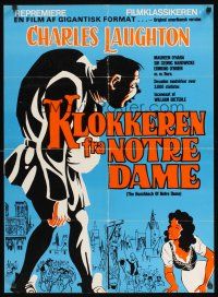 1r427 HUNCHBACK OF NOTRE DAME Danish R60s Victor Hugo, best Charles Laughton & Maureen O'Hara!