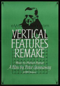 1r067 VERTICAL FEATURES REMAKE English double crown '78 photo of Peter Greenaway!