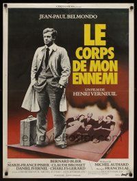 1r174 BODY OF MY ENEMY French 23x32 '76 Jean-Paul Belmondo, Henri Verneuil's Le corps de mon ennemi