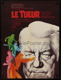 1r188 KILLER French 23x32 '72 Denys de La Patelliere, Hurel art of Jean Gabin!