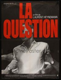 1r198 QUESTION French 23x32 '77 Laurent Heynemann directed, Jacques Denis, Landi art!