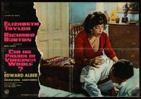1r387 WHO'S AFRAID OF VIRGINIA WOOLF Italian photobusta '66 Elizabeth Taylor, Richard Burton!