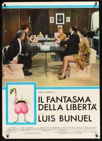 1r355 PHANTOM OF LIBERTY Italian lrg pbusta '74 Bunuel's Le Fantome de la liberte, Brialy & Vitti!