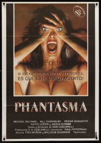1r081 PHANTASM Spanish '79 Angus Scrimm, creepy completely different horror image!