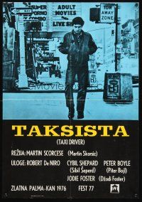 1r163 TAXI DRIVER Yugoslavian '77 classic Robert De Niro, directed by Martin Scorsese!