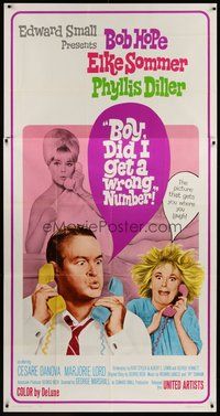 1s112 BOY DID I GET A WRONG NUMBER 3sh '66 wacky Bob Hope & Phyllis Diller, sexy Elke Sommer!