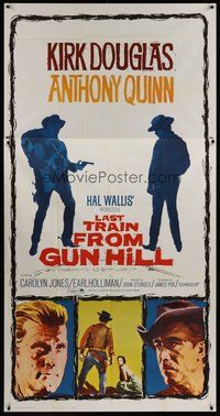 1s138 LAST TRAIN FROM GUN HILL 3sh R64 Kirk Douglas, Anthony Quinn, directed by John Sturges!