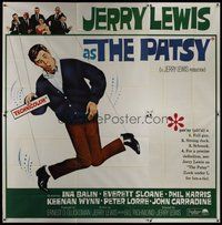 1s097 PATSY 6sh '64 wacky image of star & director Jerry Lewis hanging from strings like a puppet!