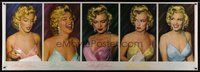 1s369 MARILYN MONROE commercial poster '87 great colorful images of the sexy movie legend!