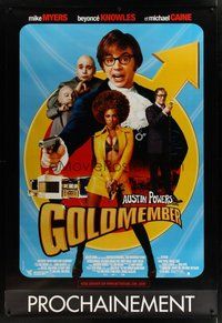 1s252 GOLDMEMBER French 1p '02 Mike Meyers as Austin Powers, Michael Caine, Beyonce Knowles