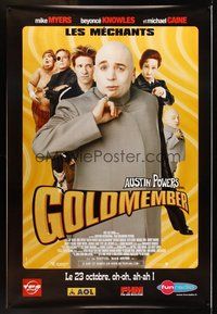 1s253 GOLDMEMBER DS advance French 1p '02 Mike Meyers as Dr. Evil with all the villains!
