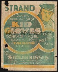 1s208 KID GLOVES/STOLEN KISSES local theater WC '29 an all-talking double-bill!