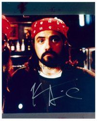 1t283 KEVIN SMITH signed color 8x10 REPRO still '01 great close up of the cult director!