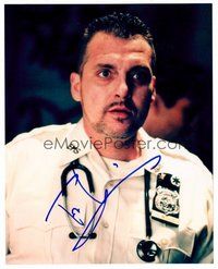 1t308 TOM SIZEMORE signed color 8x10 REPRO still '00 great close up wearing paramedic costume!