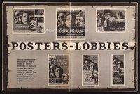 1t150 TALES OF TERROR pressbook '62 Peter Lorre, Vincent Price & Basil Rathbone!
