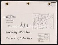 1t238 KING OF THE HILL TV storyboard script August 5, 1999, screenplay by Testa, Movin' On Up!