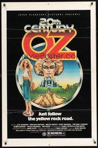 1w006 20TH CENTURY OZ 1sh '77 Wizard of Oz, Joy Dunstan as groupie Dorothy!