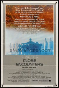 1w189 CLOSE ENCOUNTERS OF THE THIRD KIND S.E. 1sh '80 Steven Spielberg's classic with new scenes!