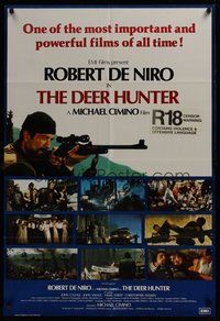 1w233 DEER HUNTER full color English 1sh '78 directed by Michael Cimino, Robert De Niro, Walken!