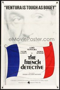 1w332 FRENCH DETECTIVE 1sh '79 Pierre Granier-Deferre's Audieu, poulet, Lino Ventura!