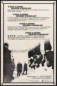 1w526 LONG GOOD FRIDAY 1sh '82 Helen Mirren, mobster Bob Hoskins crosses paths with the IRA!