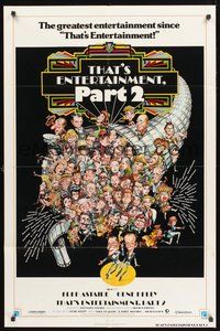 1w869 THAT'S ENTERTAINMENT PART 2 1sh '75 Fred Astaire, Gene Kelly & many MGM greats!