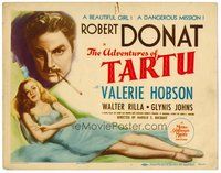 1x054 ADVENTURES OF TARTU TC '43 Robert Donat, full-length sexy Valerie Hobson!