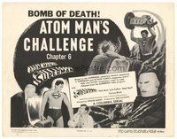 1x063 ATOM MAN VS SUPERMAN chapter 6 TC '50 DC serial, two different images of Kirk Alyn in costume!