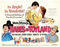 1x065 BABES IN TOYLAND TC '61 Walt Disney, Ray Bolger, Tommy Sands, Annette, musical!