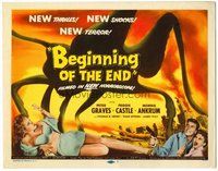 1x069 BEGINNING OF THE END TC '57 the U.S. may use the A-bomb to destroy the giant bugs!