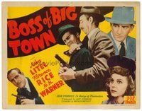 1x083 BOSS OF BIG TOWN TC '42 H.B. Warner is the Mr. Big of organized crime, cool image!