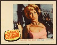 1x410 CABINET OF CALIGARI LC #1 '62 written by Robert Bloch, close up of terrified Glynis Johns!
