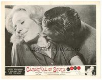 1x415 CARNIVAL OF SOULS LC '62 close up of Sidney Berger nuzzling pretty Candice Hilligoss!