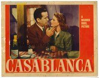 1x001 CASABLANCA LC '42 close up Humphrey Bogart & Ingrid Bergman, they'll always have Paris!